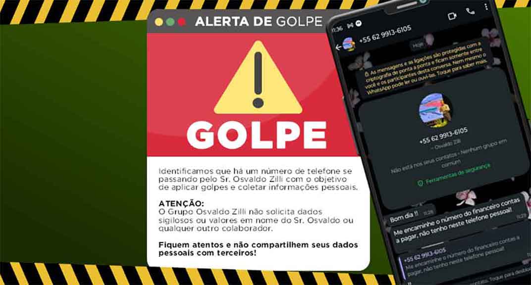 Alerta de segurança: falsas vagas e tentativas de golpe em nome das empresas do Grupo Osvaldo Zilli